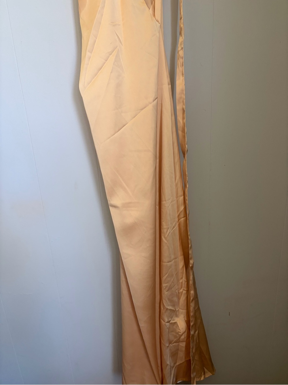 Commense Open-Back Satin Slip Dress in gold - Picture 7 of 8
